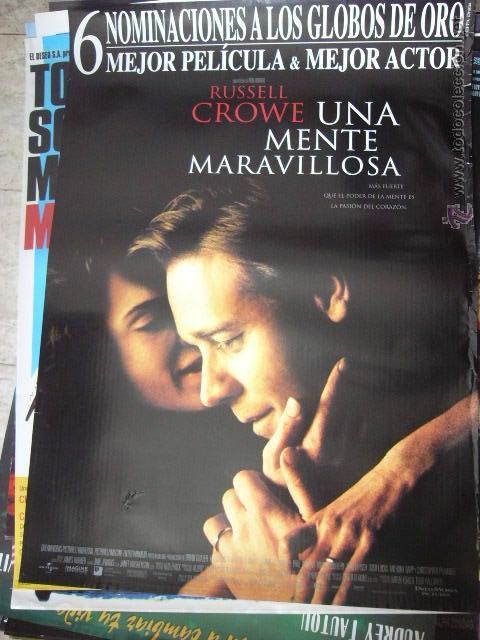 Cine: CARTEL DE CINE- MOVIE POSTER. UNA MENTE MARAVILLOSA