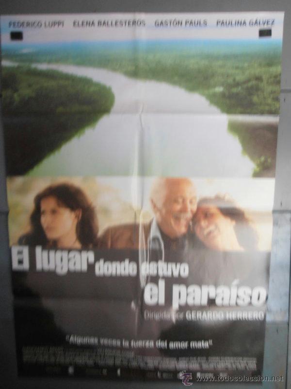 Kino: EL LUGAR DONDE ESTUVO EL PARAISO, CARTEL DE CINE ORIGINAL 70x100 APROX (2153)