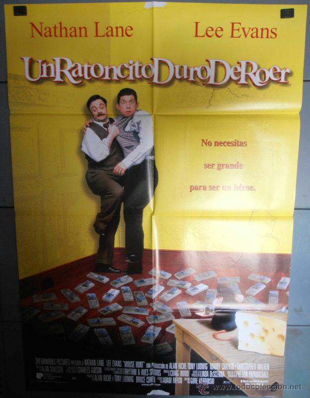 Kino: UN RATONCITO DURO DE ROER, CARTEL DE CINE ORIGINAL 70x100 APROX (2168)
