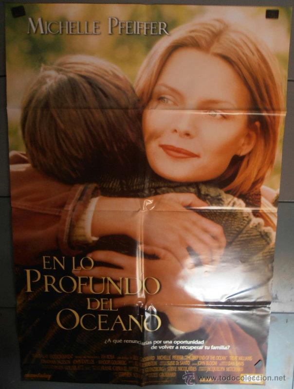 Kino: EN LO PROFUNDO DEL OCEANO,MICHELLE PFEIFFER CARTEL DE CINE ORIGINAL 70x100 APROX (2220)
