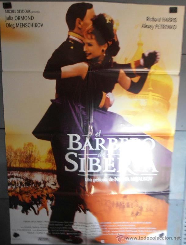 Kino: EL BARBERO DE SIBERIA, CARTEL DE CINE ORIGINAL 70x100 APROX (2251)