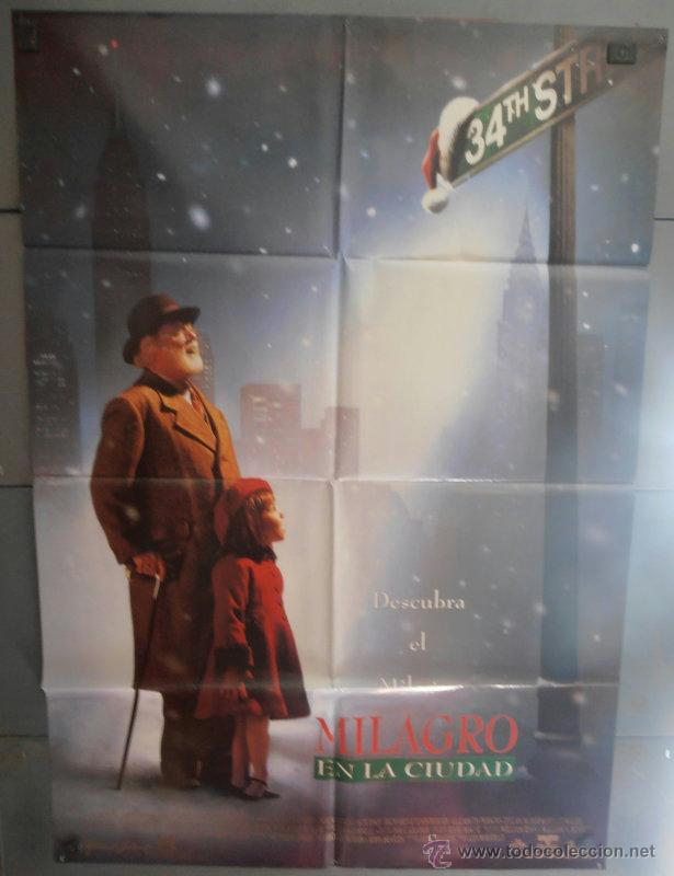 Kino: MILAGRO EN LA CIUDAD, CARTEL DE CINE ORIGINAL 70x100 APROX (2497)