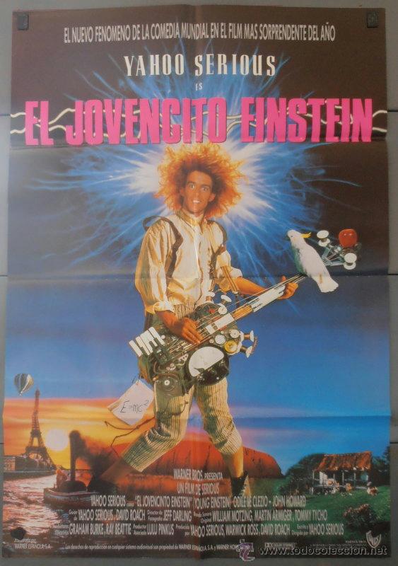 Kino: EL JOVENCITO EINSTEIN, CARTEL DE CINE ORIGINAL 70x100 APROX (2743)