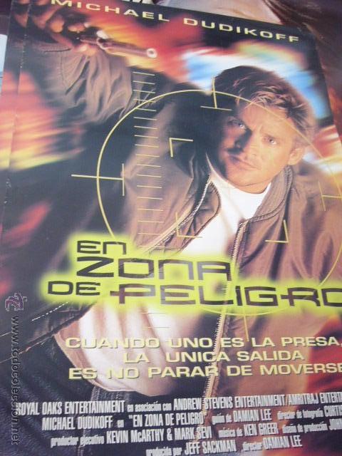 Cinema: CARTEL DE CINE- MOVIE POSTER. EN ZONA DE PELIGRO 69X48 CM