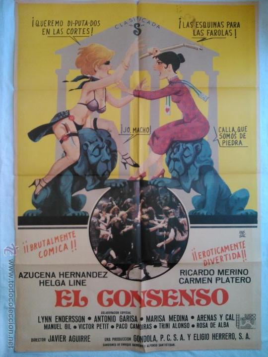 Cine: P&Oacute;STER ORIGINAL EL CONSENSO - Foto 1