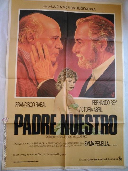 Cine: P&Oacute;STER ORIGINAL  PADRE NUESTRO (1985) - Foto 1