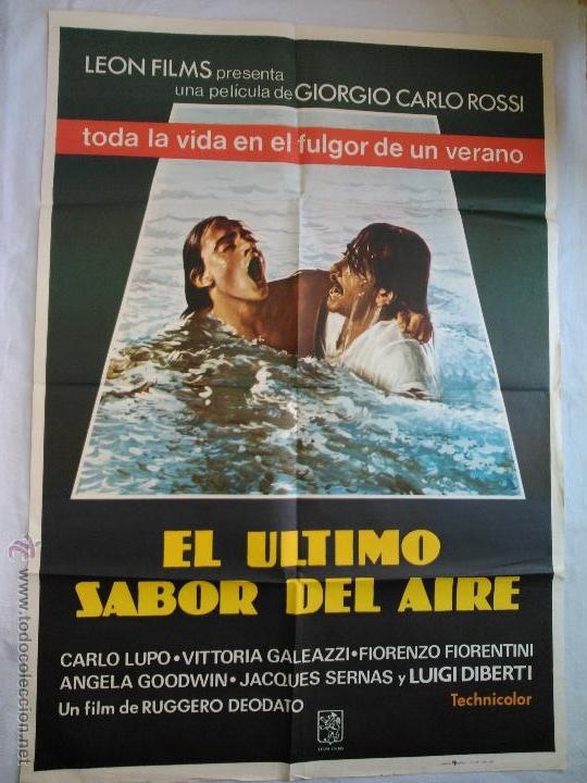 Cine: P&Oacute;STER ORIGINAL  EL &Uacute;LTIMO SABOR DEL AIRE  (1978) - Foto 1