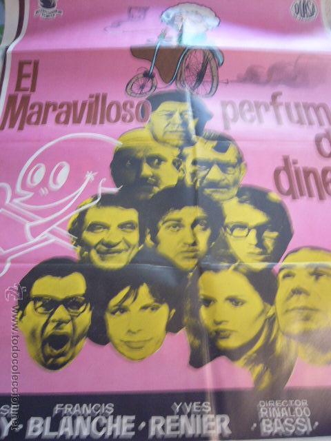 Cine: CARTEL DE CINE- MOVIE POSTER. EL MARAVILLOSO PERFUME DEL DINERO