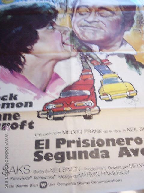 Cine: CARTEL DE CINE- MOVIE POSTER. EL PRISIONERO DE LA SEGUNDA AVENIDA