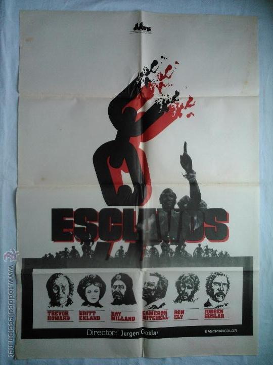 Cine: P&Oacute;STER ORIGINAL  ESCLAVOS - Foto 1