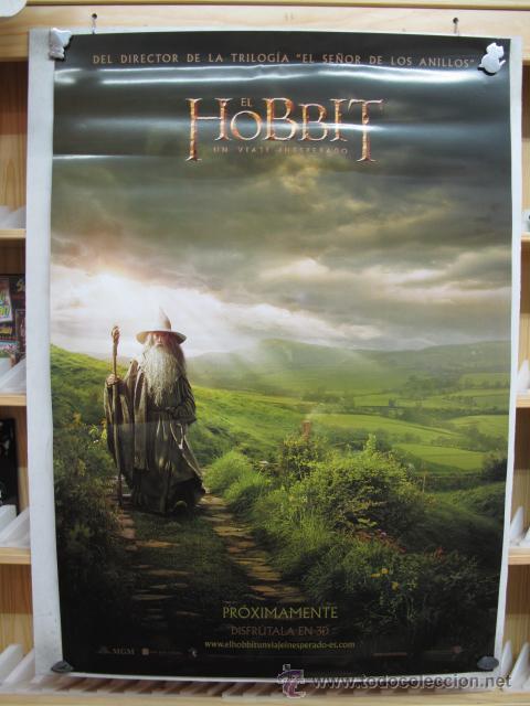 Cine: EL HOBBIT POSTER ORIGINAL - Foto 1