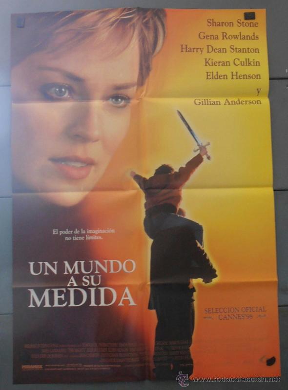 Cine: UN MUNDO A SU MEDIDA, CARTEL DE CINE ORIGINAL 70x100 APROX (2891)