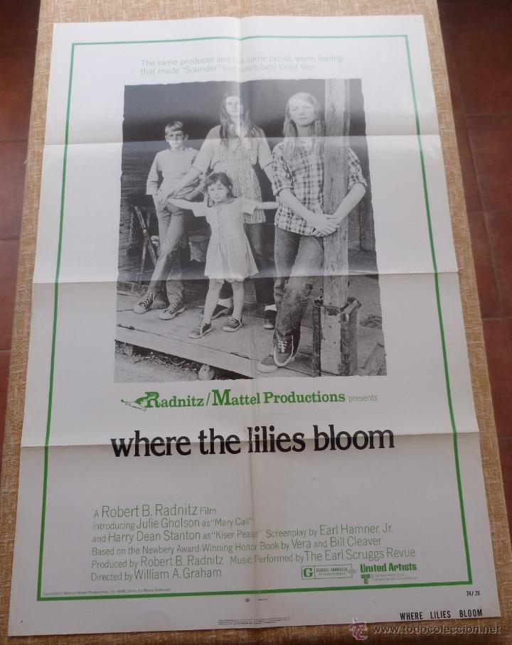 Kino: Where the Lilies Bloom P&oacute;ster original de la pel&iacute;cula, Original, Doblado, Hecho en U.S.A., a&ntilde;o 1974