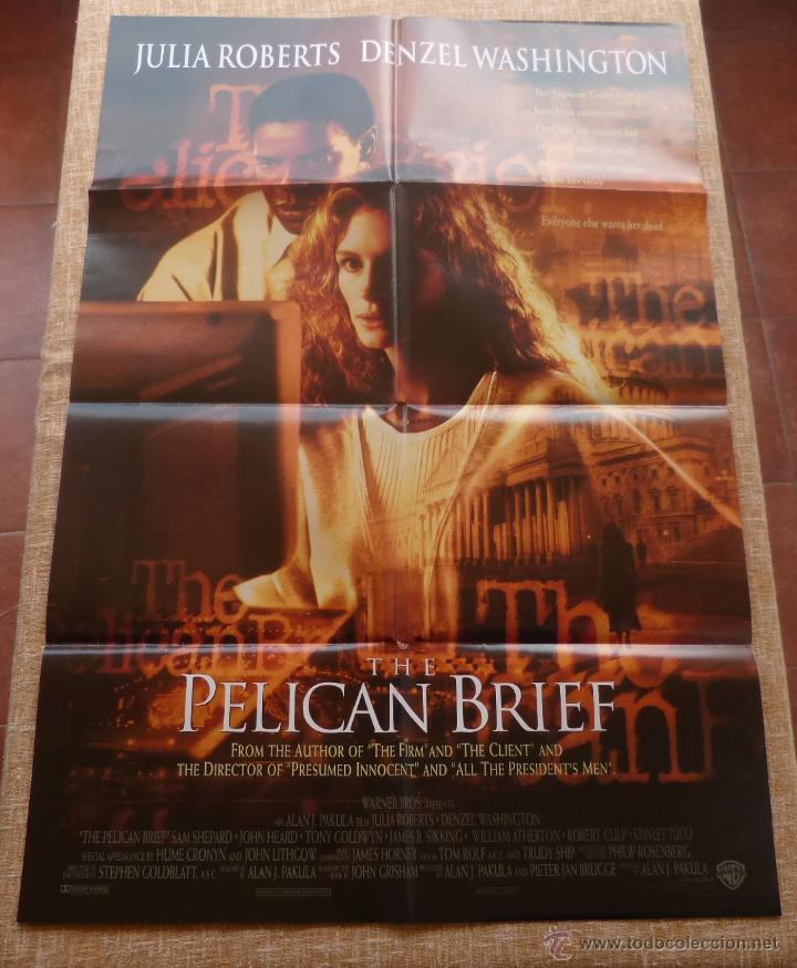 Kino: The Pelican Brief P&oacute;ster original de la pel&iacute;cula, Original, Doblado, Hecho en U.S.A., a&ntilde;o 1993
