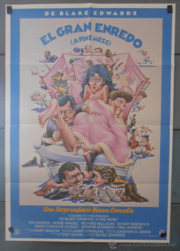 Kino: EL GRAN ENREDO, CARTEL DE CINE ORIGINAL 70x100 APROX (3104)