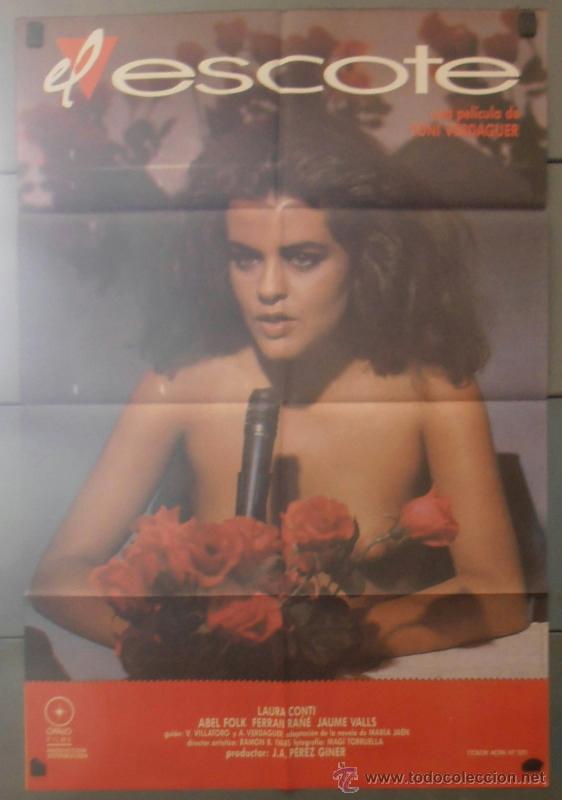 Cine: EL ESCOTE, CARTEL DE CINE ORIGINAL 70x100 APROX (3157)