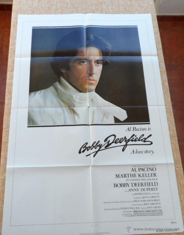 Kino: Bobby Deerfield P&oacute;ster original de la pel&iacute;cula, Original, Doblado, Hecho en U.S.A., a&ntilde;o 1977