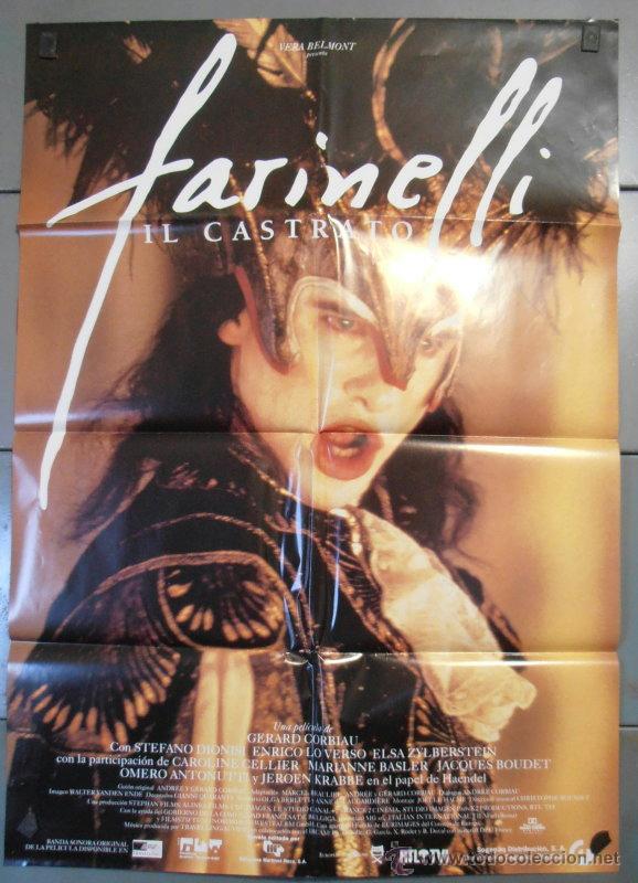Cine: FARINELLI IL CASTRATO, CARTEL DE CINE ORIGINAL 70x100 APROX (3457)