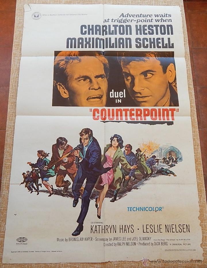 Kino: Counterpoint P&oacute;ster original de la pel&iacute;cula, Original, Doblado, Hecho en U.S.A., a&ntilde;o 1968, Charlton