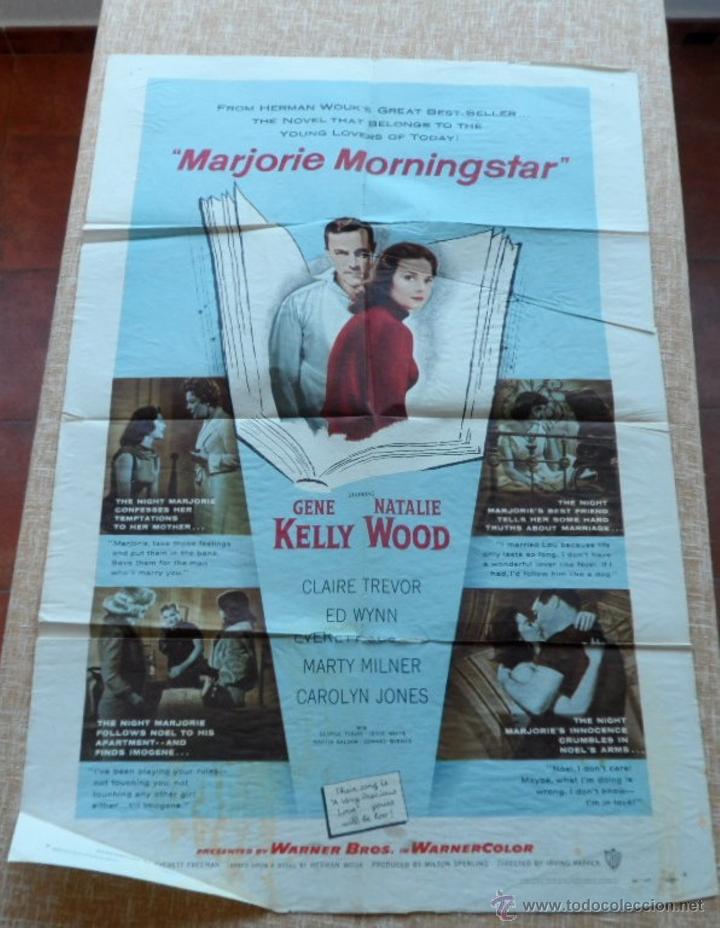 Kino: Marjorie Morningstar P&oacute;ster original de la pel&iacute;cula, Original, Doblado, Hecho en U.S.A., a&ntilde;o 1958