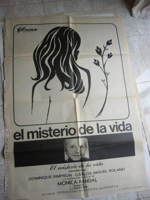 Cine: CARTEL DE CINE- MOVIE POSTER. EL MISTERIO DE LA VIDA