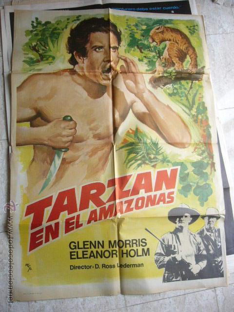 Cine: CARTEL DE CINE- MOVIE POSTER. TARZAN EN EL AMAZONAS