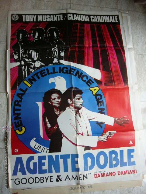 Cine: CARTEL DE CINE- MOVIE POSTER. AGENTE DOBLE