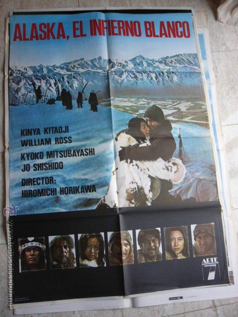 Cine: CARTEL DE CINE- MOVIE POSTER. ALASKA, EL INFIERNO BLANCO