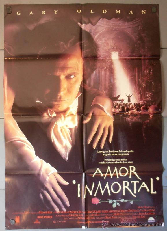 Cine: AMOR INMORTAL, CARTEL DE CINE ORIGINAL 70x100 APROX (3667)