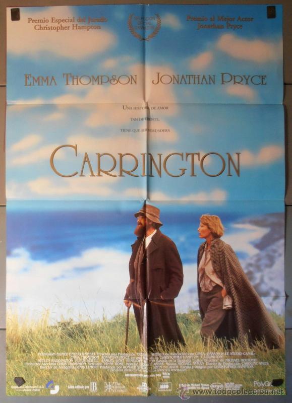Cine: CARRINGTON, CARTEL DE CINE ORIGINAL 70x100 APROX (3690)