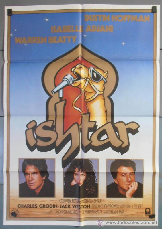 Kino: ISHTAR, CARTEL DE CINE ORIGINAL 70x100 APROX (3819)