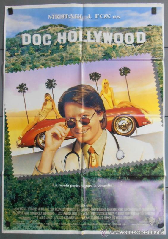 Kino: DOC HOLLYWOOD, CARTEL DE CINE ORIGINAL 70x100 APROX (3932)