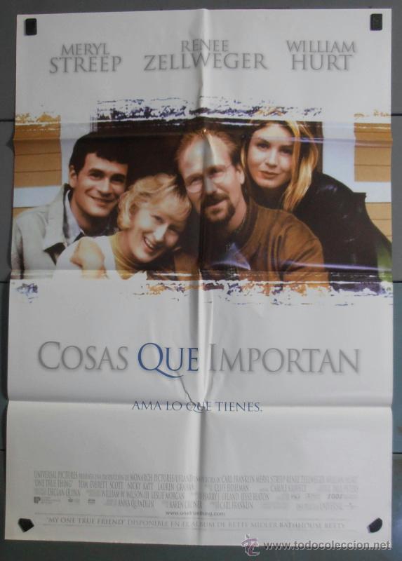 Kino: COSAS QUE IMPORTAN, CARTEL DE CINE ORIGINAL 70x100 APROX (3947)