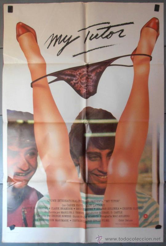 Kino: MY TUTOR,RICHARD HARRIS CARTEL DE CINE ORIGINAL 70x100 APROX (4255)