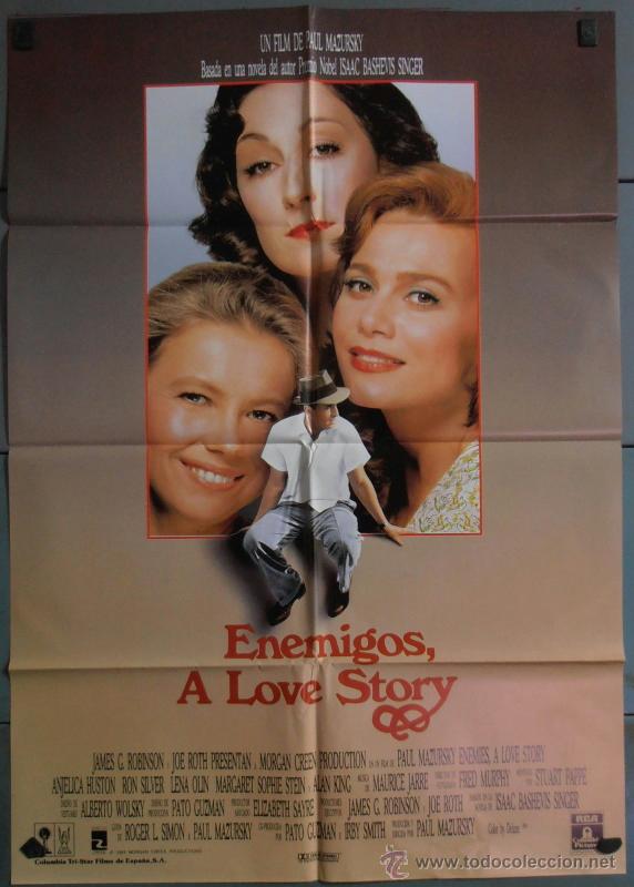 Kino: ENEMIGOS, A LOVE STORY, CARTEL DE CINE ORIGINAL 70x100 APROX (4295)