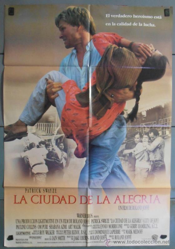 Cin&eacute;ma: LA CIUDAD DE LA ALEGRIA, CARTEL DE CINE ORIGINAL 70x100 APROX (4484)