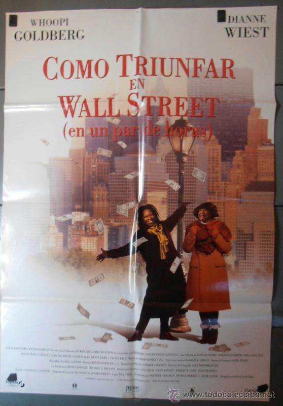 Kino: COMO TRIUNFAR EN WALL STREET (EN UN PAR DE HORAS), CARTEL DE CINE ORIGINAL 70x100 APROX (4658)