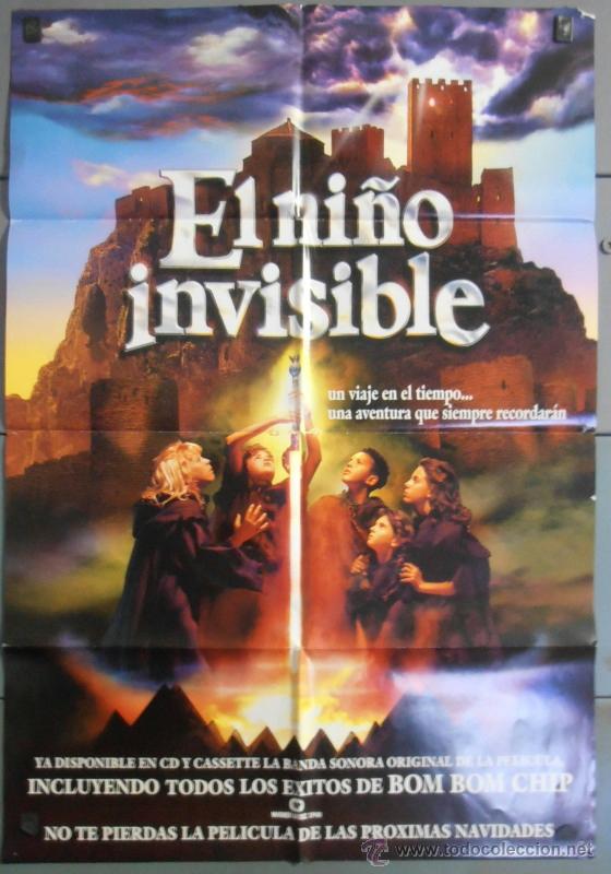 Cine: EL NI&Ntilde;O INVISIBLE, CARTEL DE CINE ORIGINAL 70x100 APROX (4780)