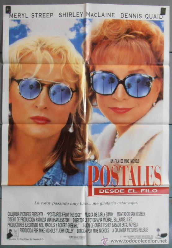 Kino: POSTALES DESDE EL FILO, CARTEL DE CINE ORIGINAL 70x100 APROX (4864)