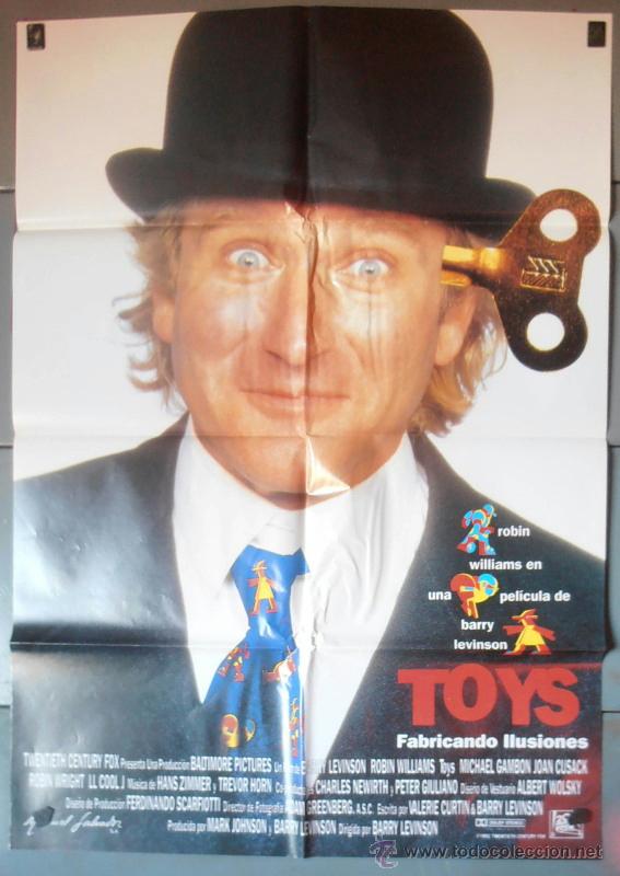 Cinema: TOYS, CARTEL DE CINE ORIGINAL 70x100 APROX (4919)