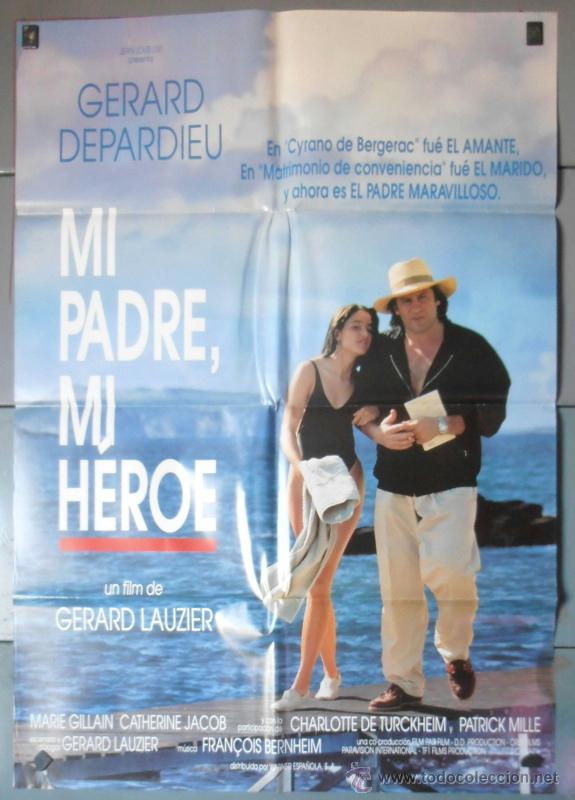 Cinema: MI PADRE, MI HEROE, CARTEL DE CINE ORIGINAL 70x100 APROX (4927)