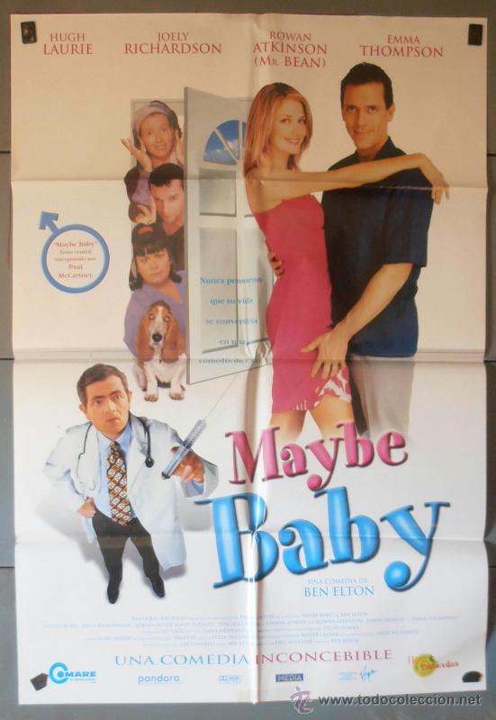 Cinema: MAYBE BABY, CARTEL DE CINE ORIGINAL 70x100 APROX (4973)