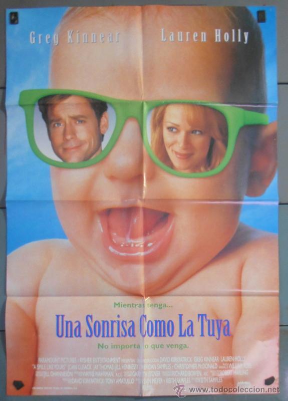 Cinema: UNA SONRISA COMO LA TUYA, CARTEL DE CINE ORIGINAL 70x100 APROX (5043)
