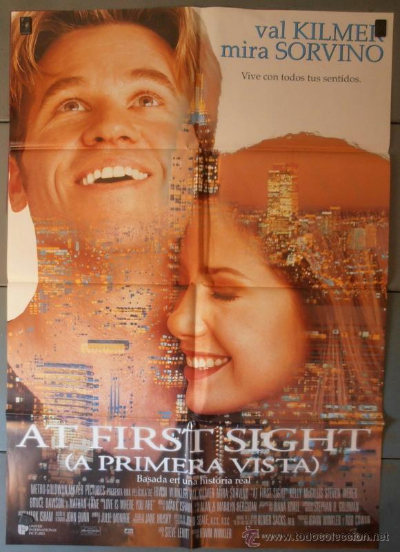 Cinema: A PRIMERA VISTA, CARTEL DE CINE ORIGINAL 70x100 APROX (5072)