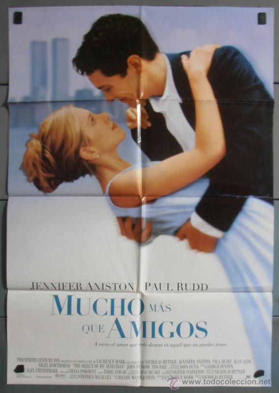 Cinema: MUCHO MAS QUE AMIGOS, CARTEL DE CINE ORIGINAL 70x100 APROX (5245)