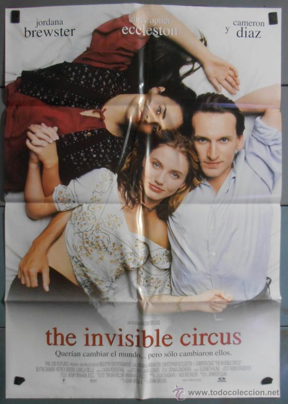 Cinema: THE INVISIBLE CIRCUS, CARTEL DE CINE ORIGINAL 70x100 APROX (5248)