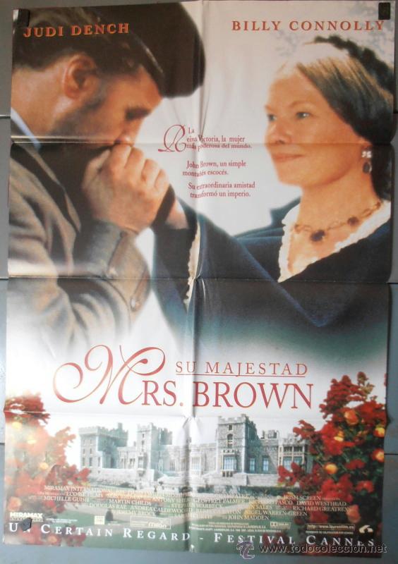 Cinema: SU MAJESTAD MRS. BROWN, CARTEL DE CINE ORIGINAL 70x100 APROX (5472)