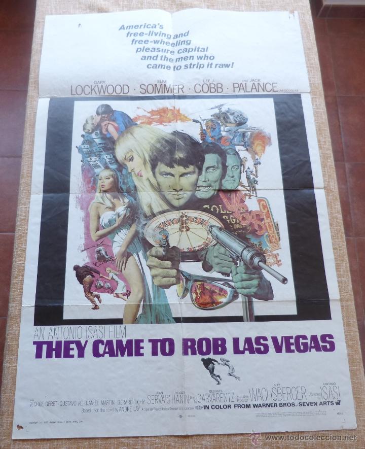 Cinema: They Came to Rob Las Vegas P&oacute;ster original de la pel&iacute;cula, Original, Doblado, a&ntilde;o 1968, Hecho en USA