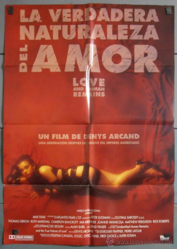 Cin&eacute;ma: LA VERDADERA NATURALEZA DEL AMOR, CARTEL DE CINE ORIGINAL 70x100 APROX (5747)