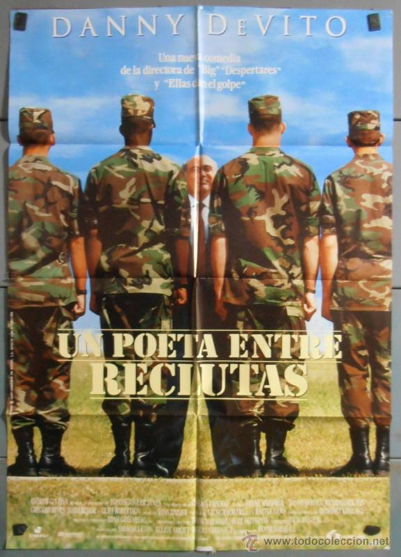 Cin&eacute;ma: UN POETA ENTRE RECLUTAS, CARTEL DE CINE ORIGINAL 70x100 APROX (5755)